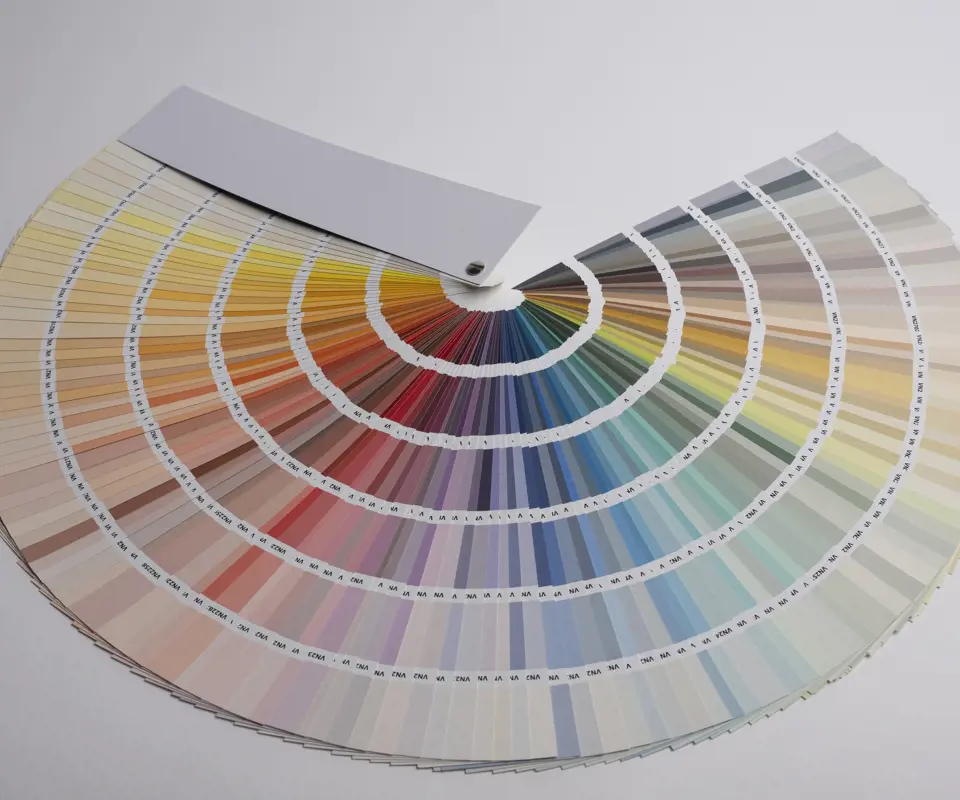 color fan decks