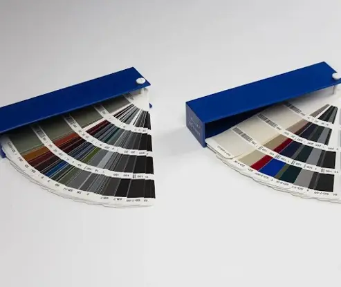 Automotive Paint Shade Cards